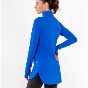 Veil Spark Half Zip Blue Long Sleeve Pullover
